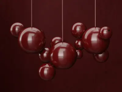 Branching bubble and G and C Bolle 3D model