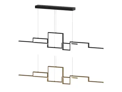 Calista Chandelier 3D model