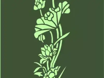 Door Decorative Plasma CNC 3D model