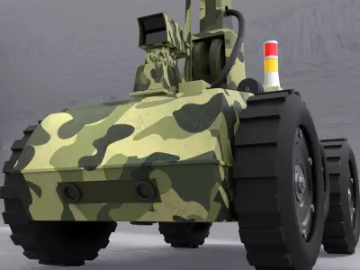 Military Robot 3D model