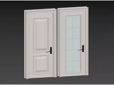  Indoor door 3D model