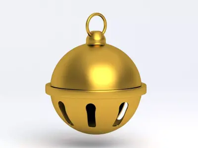 Jingle bell Gold 3D model