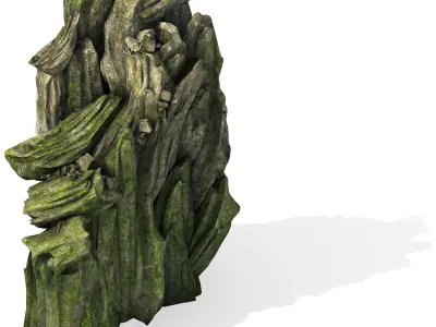 Explore the mountains - Rock 025 3D model