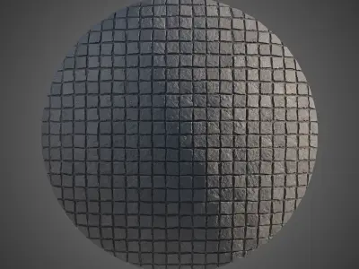 8K Large Area Cobblestone 01 - 3 Variatons Texture