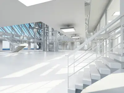 Office Building Tower 3 3D model