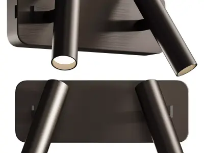 Enna Twin LED Wall Sconce 3D model