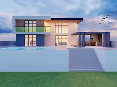 Modern Elevation Design 3D model