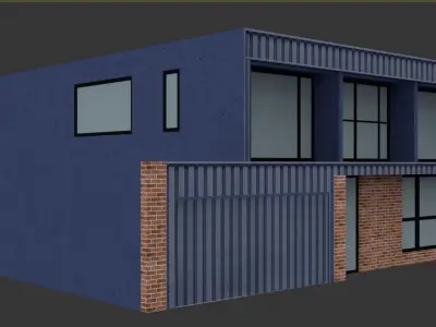 AB House Free low-poly 3D model