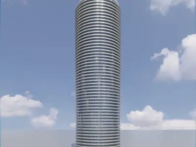 Parametric Building 1b3 3D model