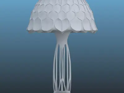 Modern Parametric Table Lamp PM-99 3D print model
