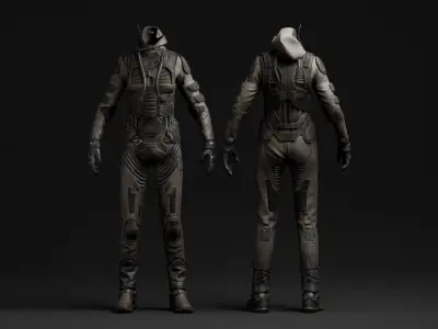 Dune Stillsuit 3D model