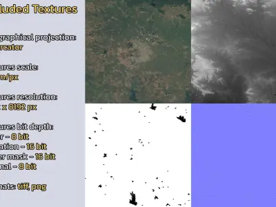 Nagpur India City Landscape 3D Model 3D model