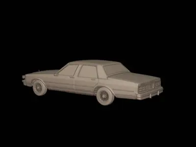 chevrolet caprice 1987   3D print model
