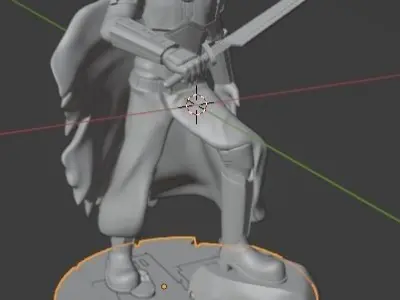 Tarre Vizsla The Mandalorian Jedi  3D print model