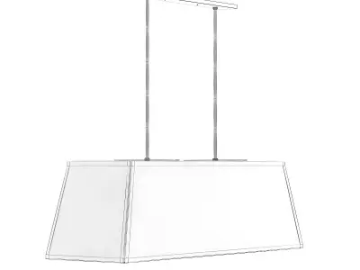 Ceiling Lamp in Glass Cage 3D model