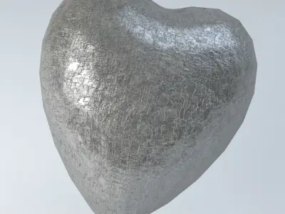 Sci-Fi Shapes The Metal Heart 3D model