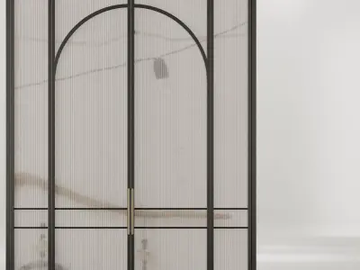 Entrance door set19 3D model