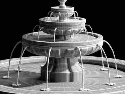 Fountain  20 3D model