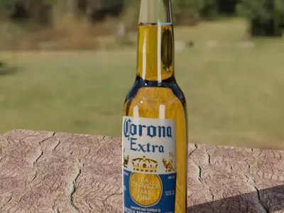 CORONA BEER - REALISTIC 3D model