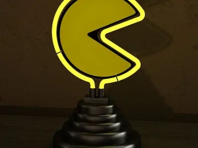 Pacman Table Lamp 3D model