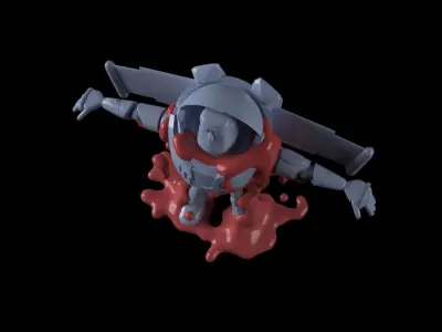 Buzz light year fluid 3D print model