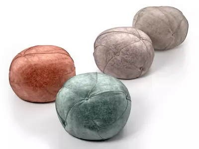 Sofia Pouf 3D model