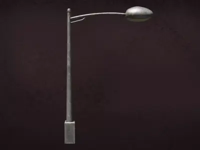 Lamp Street Light Post Series ModernUrbanLux LT1 N4 3D model