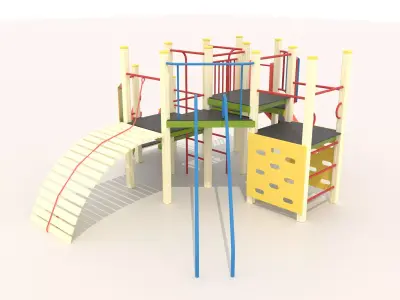 Playground for kids 3D model