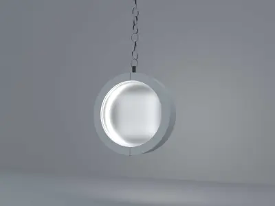 Lamp light 3d model hanging lamp Free low-poly 3D model