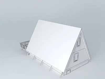 Mountain Vacation Home Free 3D model