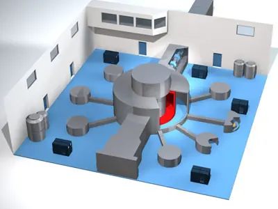 Isis neutron accelerator 3D model