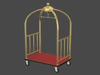 Hotel Cart 02 3D model