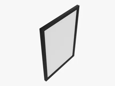 Billboard vertical mockup 01 3D model