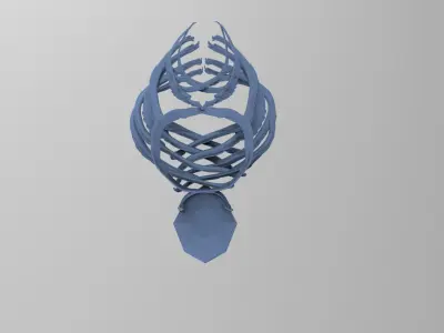  Palace weaved wings 3D model