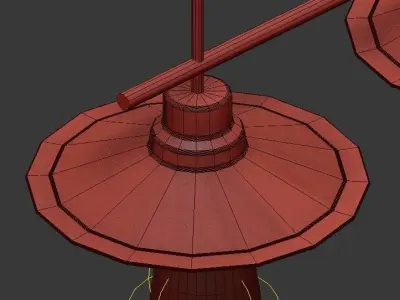 Margaux Island Pendant Lamp 3D model