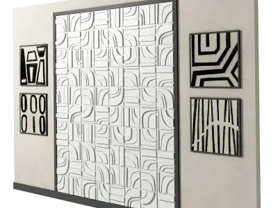 Decorative panel 3D model