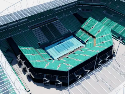 Hard Rock Stadium- Tennis - Miami USA  3D model