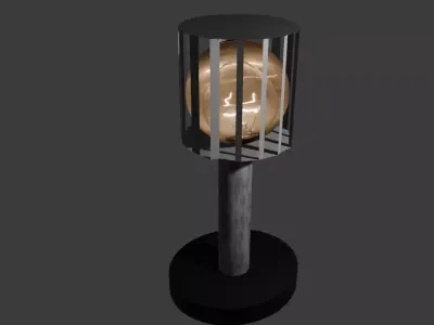 Modern 3D Lamp  Realistic Table Lamp Model 3D model