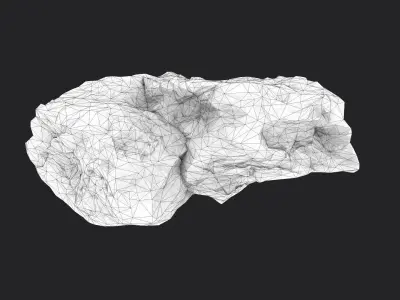 Rock 6-2 Low-poly 3D model