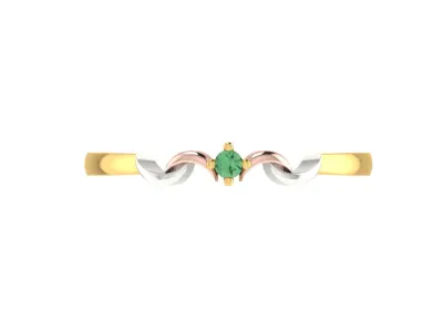 Women Ring  Render 3dm STL OBJ FBX Details 3D print model 286