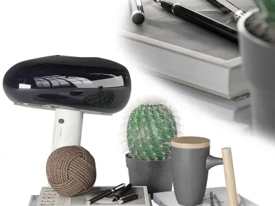Decorative set 29 3D model shop