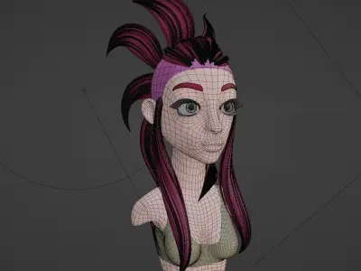 female bust  3D model