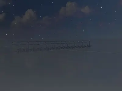 Bicycle Lean-to Parker Version 3 Low-poly 3D model