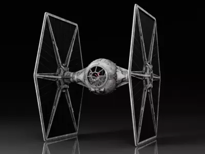 Star Wars Imperial Tie-Fighter 3D model