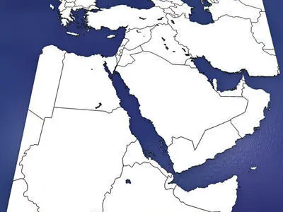 Middle East 3D model