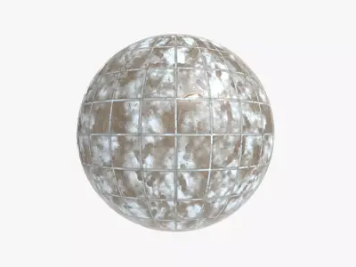 Floor Tile 003 PBR 4K - V8 - Snow Texture