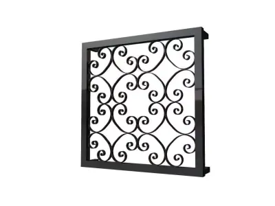 REJA SERIE ESTILO ANDALUZ 3D  - FENCE 3D model