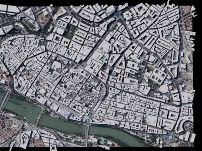 Zaragoza - Spain 3D model