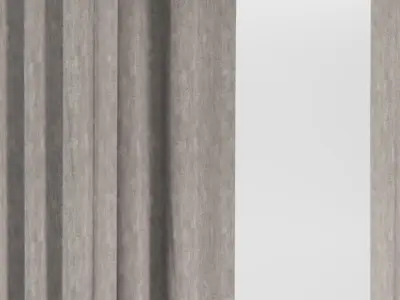  Shapespark low poly curtains kit - Free 3D model