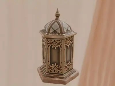 Hushlight Hex Lantern Totem 3D print model